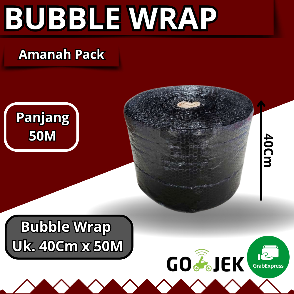 

BUBBLE WRAP 40CM x 50M bubble wrap bening plastik bubble wrap bubble wrap hitam bubble wrap roll