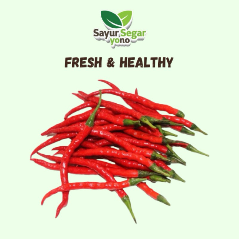 

Cabe Kriting Merah FRESH! 100Gram 250Gram 500Gram