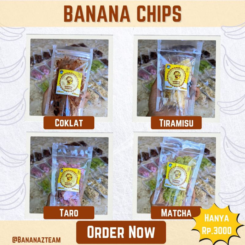 

KRIPIK PISANG LUMER | KRIPIK PISANG RASA RASA | BANANAZ STORE