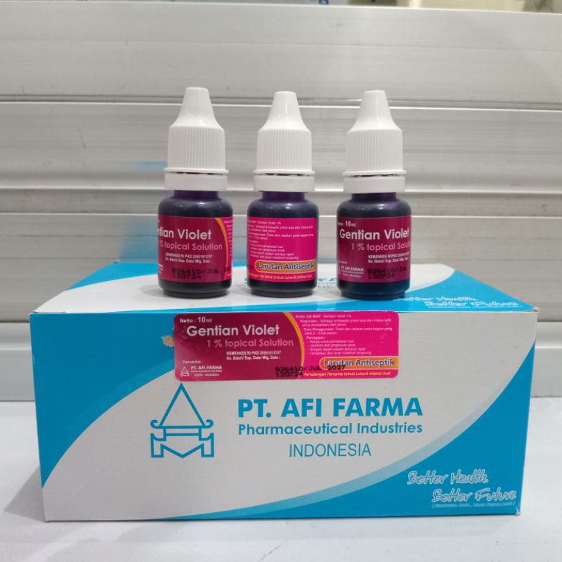 Gentian Violet 1 botol - obat sariawan dan bau mulut