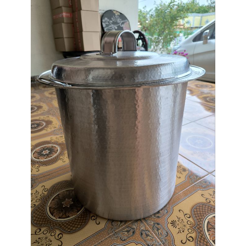 dandang mie ayam jumbo 45 cm alumunium tempa tebal anti karat