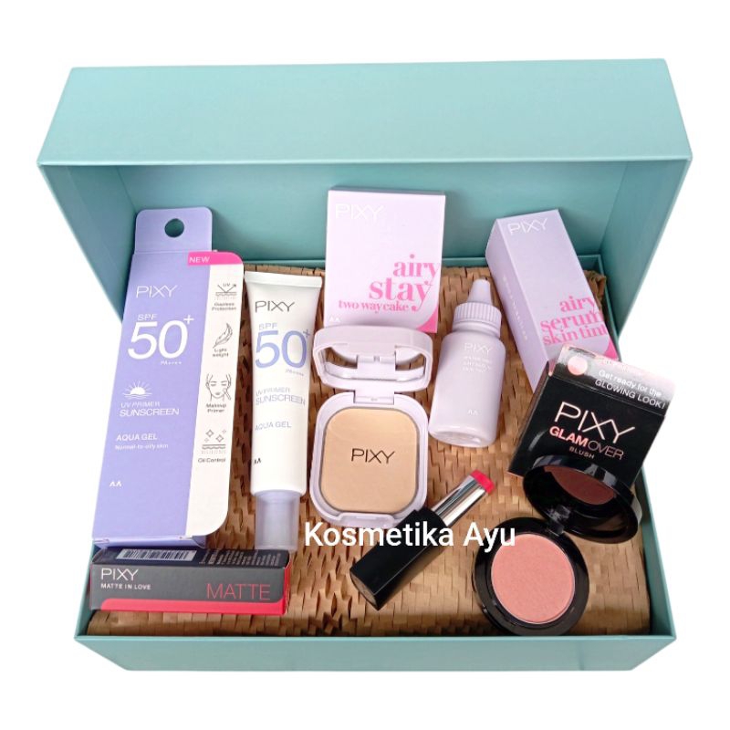 Paket Hampers Pixy Make Up / Pixy Airy Paket Make Up/Gratis Box