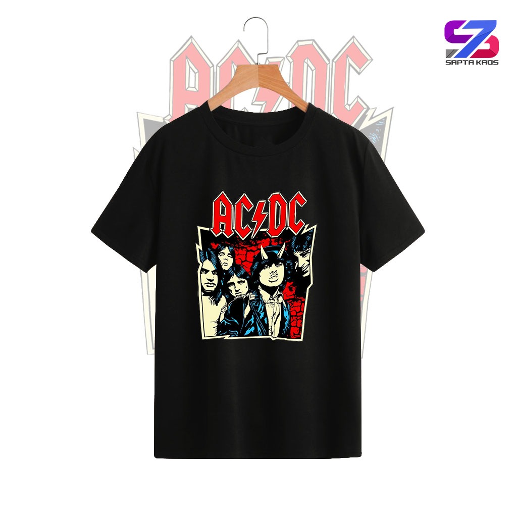 SPT57 T SHIRT ACDC - KAOS DISTRO ORIGINAL - KAOS PRIA - KAOS DISTRO - KAOS KATA KATA - T SHIRT