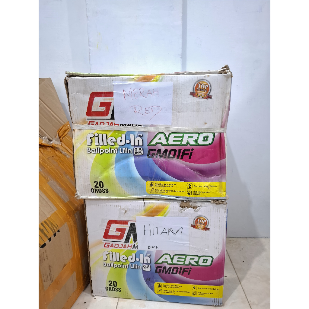 

Pulpen / Ballpoint Gadjah Mada GM Aero Filled ISI 12 PCS