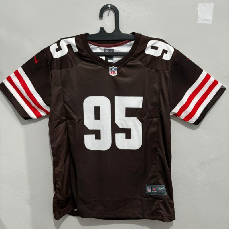 BIG SIZE JERSEY NFL CLEVELAND BROWNS GARRETT GRADE ORI BIG SIZE 5XL 6XL NFL JERSEY TERBARU