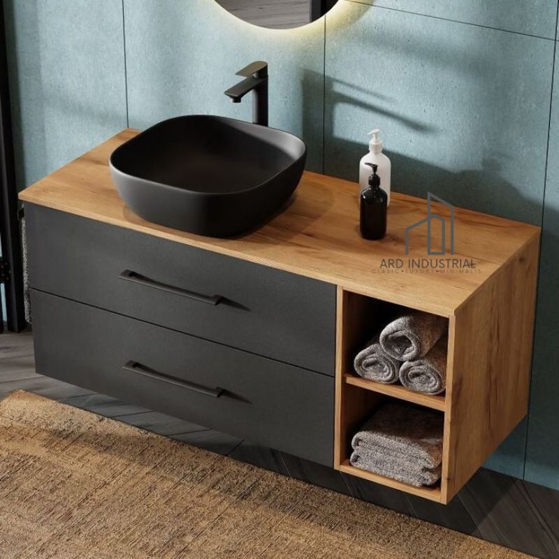 Wastafel gantung kamar mandi cabinet wastafel minimalis