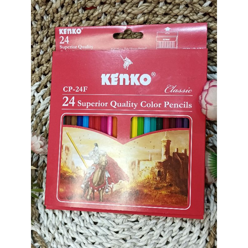 

pensil warna kenko panjang isi 24