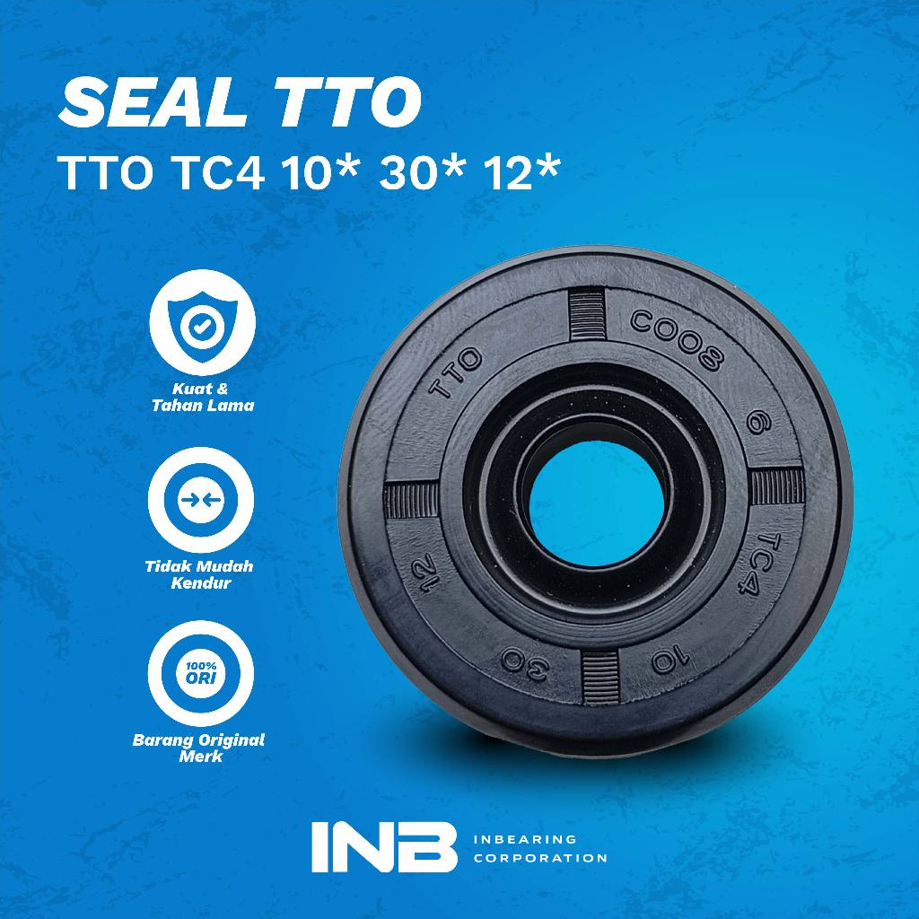 Seal TC4 10 30 12 TTO Seal Shock Belakang GL Pro MP Tiger INB Original TTO