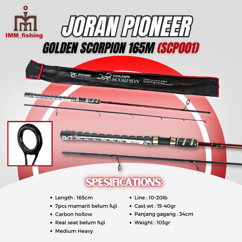 JORAN PIONEER GOLDEN SCORPION | Tongkat Pancing | Fishing Rod