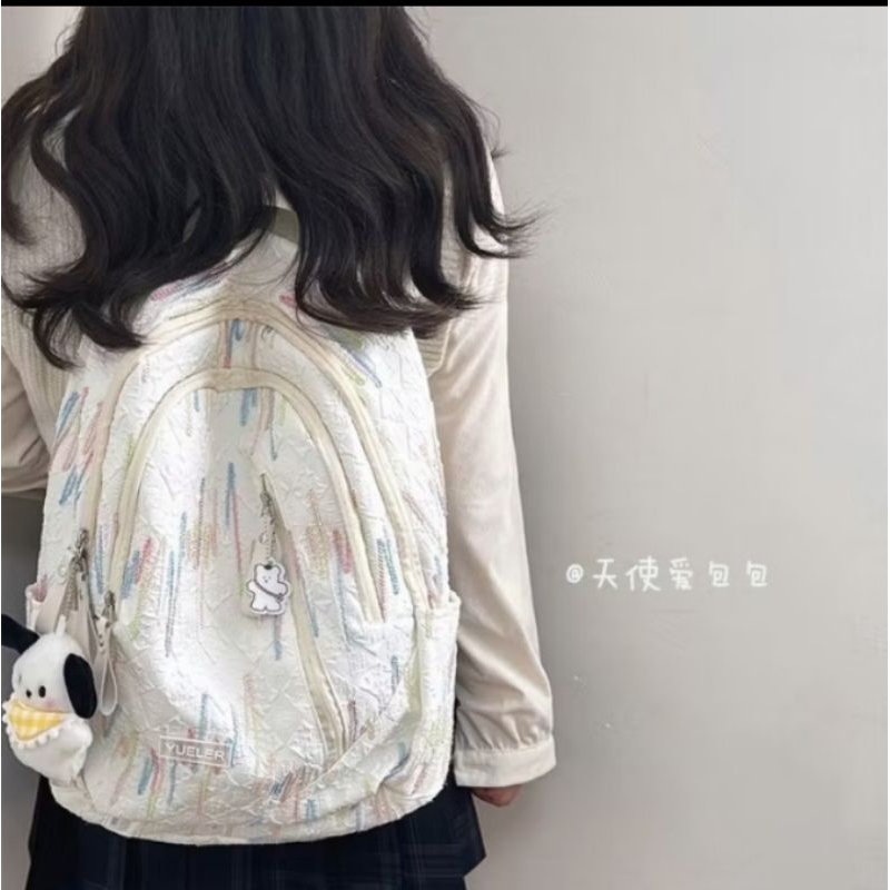 tas sekolah wanita/ransel wanita/tas sekolah aesthetic/tas sekolah jepang