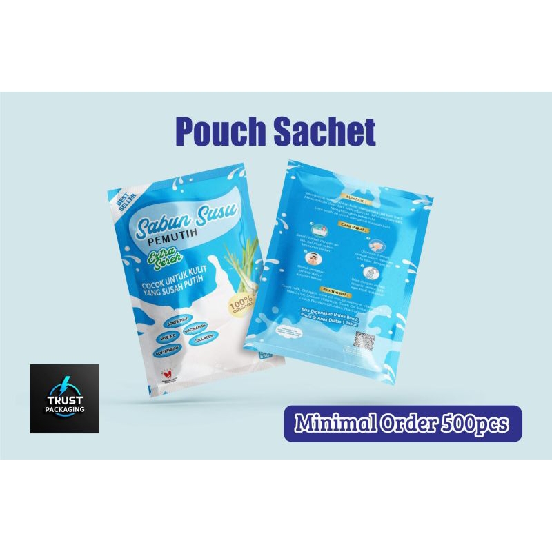 

Cetak kemasan model Sachet, Guset, Centersel cocok untuk kemasan masker/ sabun minimal order 500 pcs