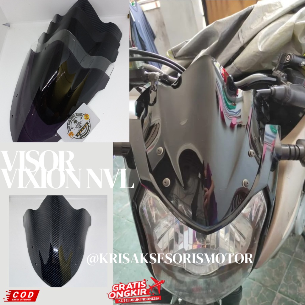 VISOR VIXION NVL VISOR VIXION new windshield vixion new 2013 2014