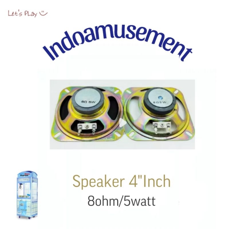 INDOAMUSEMENT - Speaker 4"Inch 8 ohm 5 watt