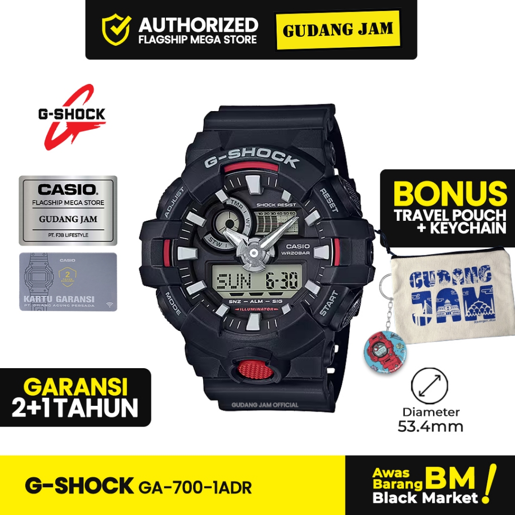Jam Tangan G-Shock GA-700-1ADR GA-700-1A GA-700 GA700 GA 700