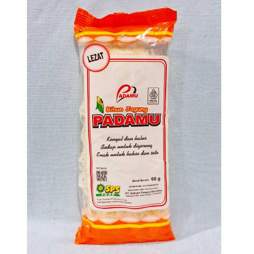 

Bihun Jagung Padamu (2 Pcs x 60 gr)