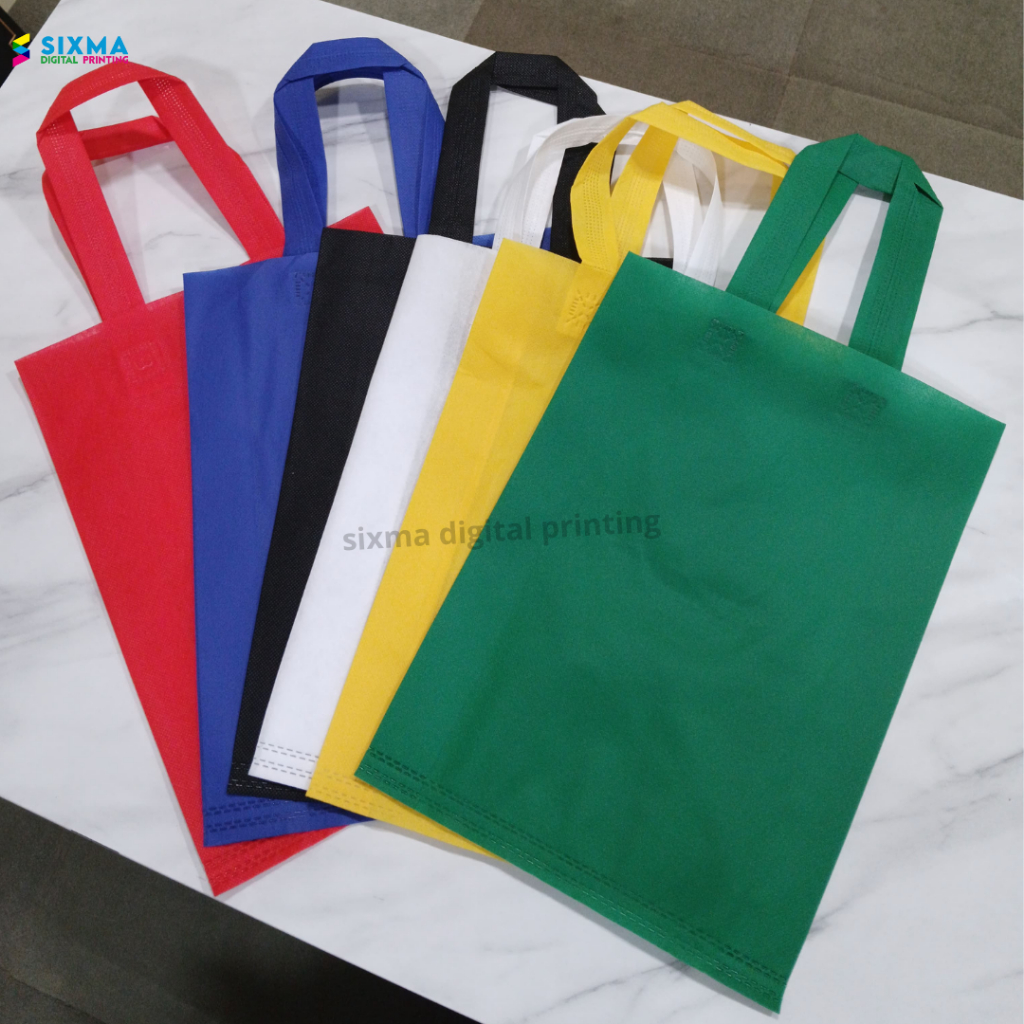 

SIXMA_Goodiebag HLS 65GSM Tas Spunbond 25x35 Spundbond Handle lipat samping Tas Hajatan Tas Seminar Tas Souvenir