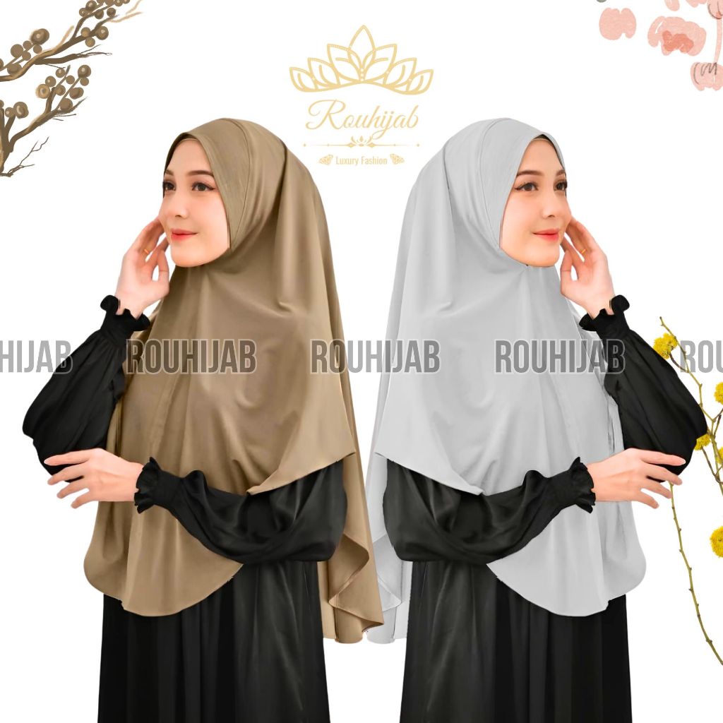 Jilbab Daily Instan Non Pad Soft Pad Tanpa Busa Jersey Premium
