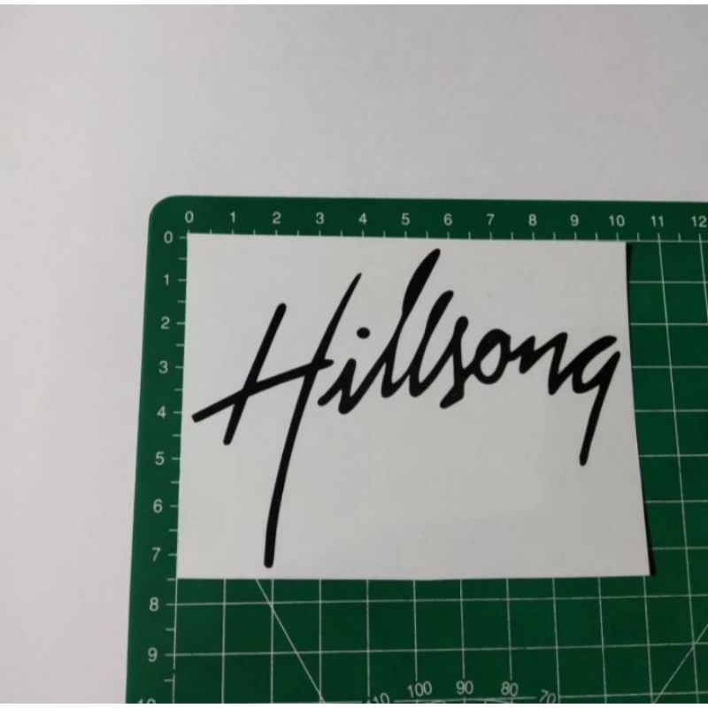 

sticker cutting hillsong