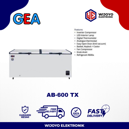 GEA Chest Freezer AB-600TX / AB 600R Garansi Resmi