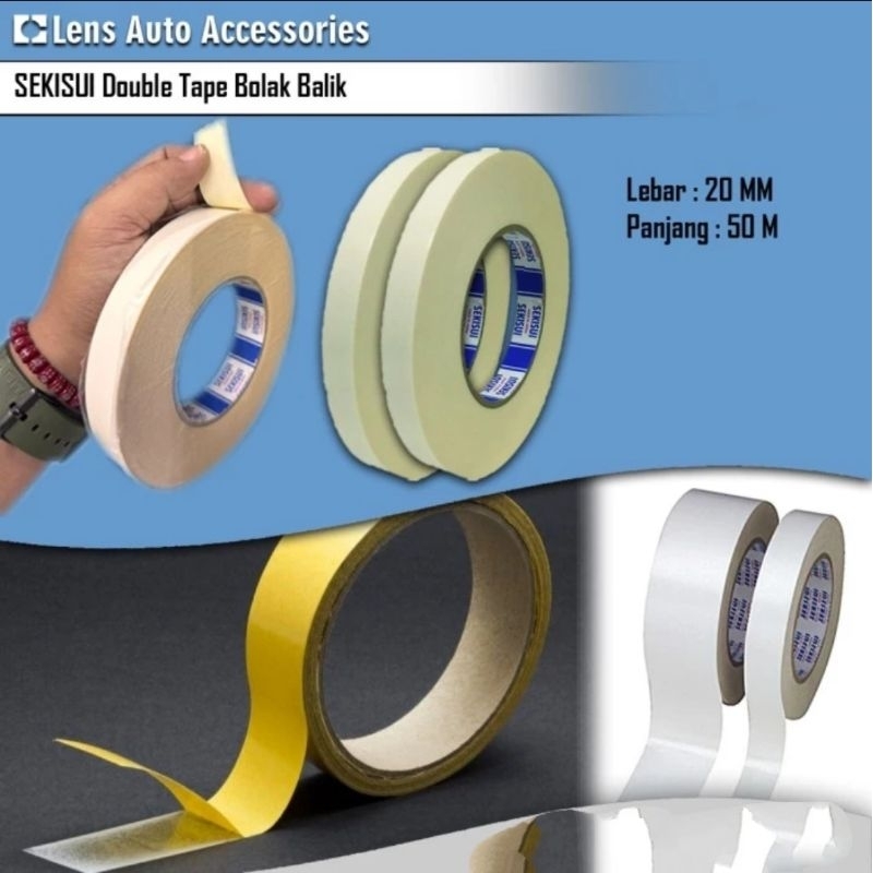 

DOUBLE TAPE BENING SERBAGUNA SEKISUI 20MM