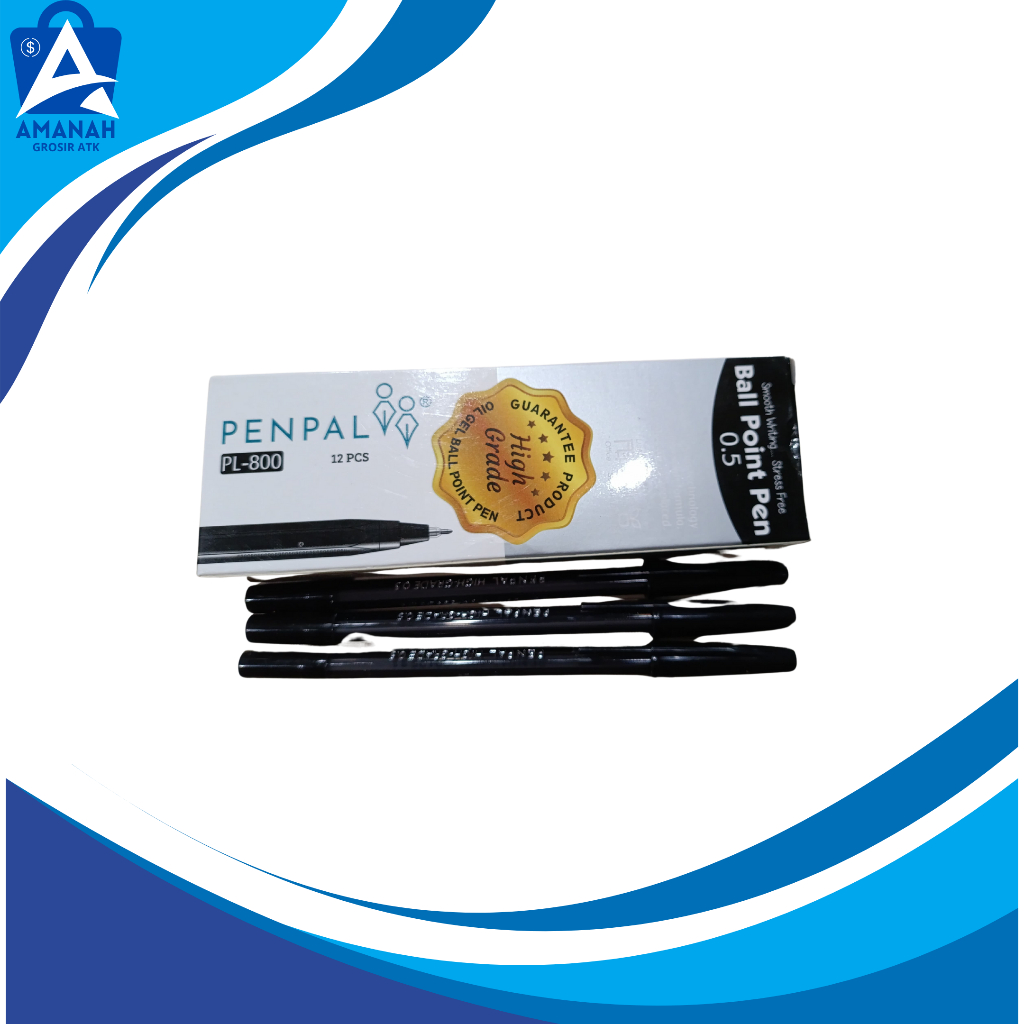 

Pulpen / Bolpen / Pulpen gel / Pulpen murah PENPAL 0.5 1pack 12pcs
