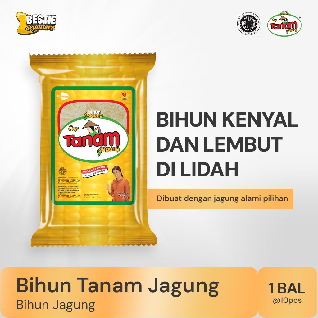 

Bihun Cap Tanam Jagung - 1 Bal - 10 Pcs - 320gr