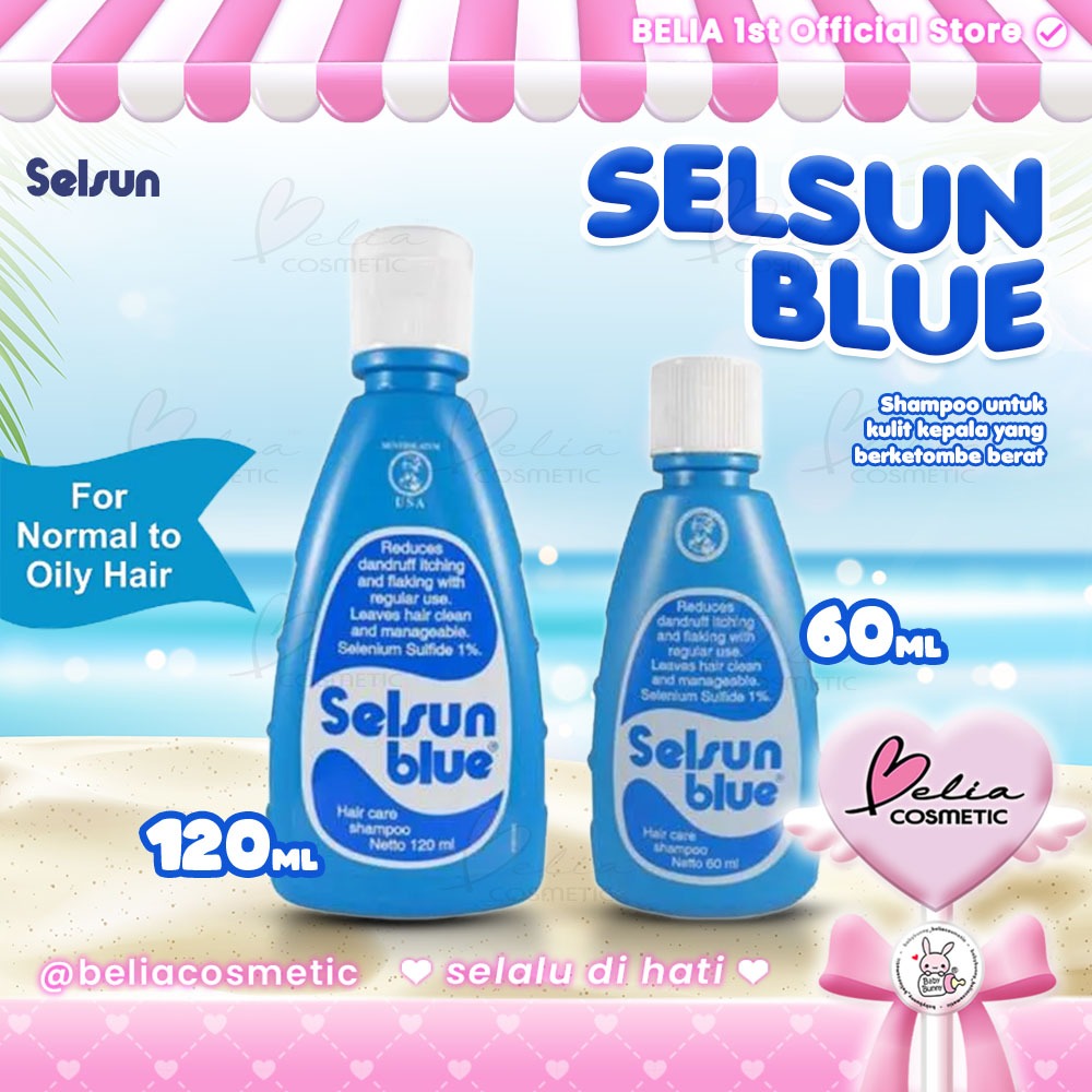 ❤ BELIA ❤ SELSUN Blue Hair Care Shampoo | Anti-dandruff & relieves itching due to dandruff