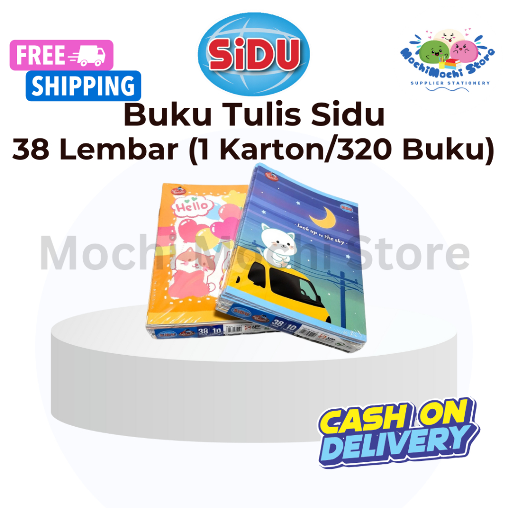 

Buku Tulis Sidu 38 Lembar (Edisi Baru Skola) 1 Karton/32 Pack Isi 320 Buku | Buku Tulis Skola By Sinarmas SIDU 38 Lembar isi 10 Buku | Buku Tulis Skola By SIDU | SKL-38