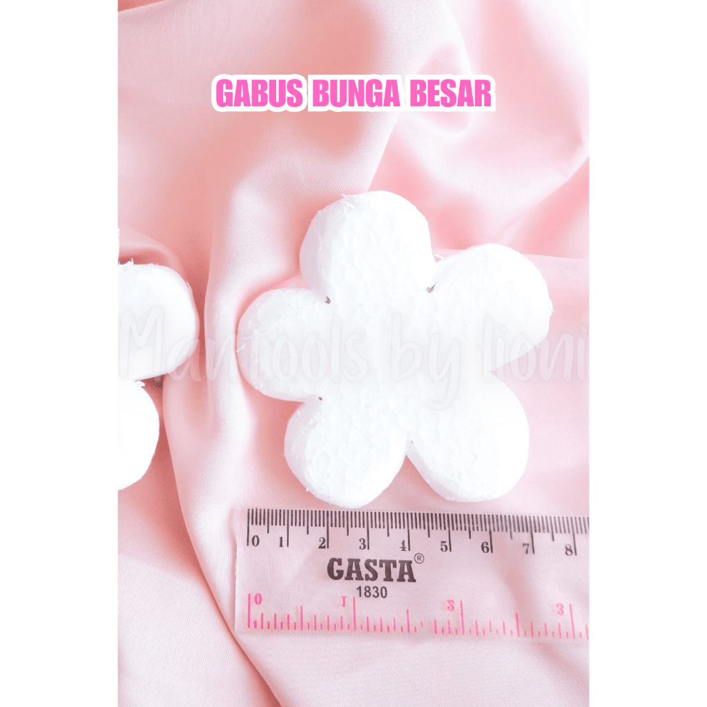 GABUS KUE BENTUK BUNGA BESAR DUMMY STYROFOAM GABUS UNTUK DEKORASI KUE CAKE