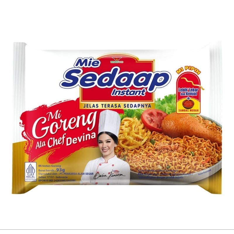 

Mie Sedaap Instant Mii Goreng Ala Chef Devina isi 93 gram