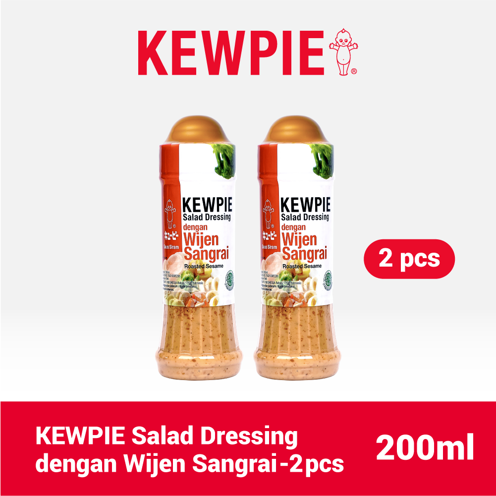 

KEWPIE Salad Dressing dengan Wijen Sangrai 200 ml (2 pcs)