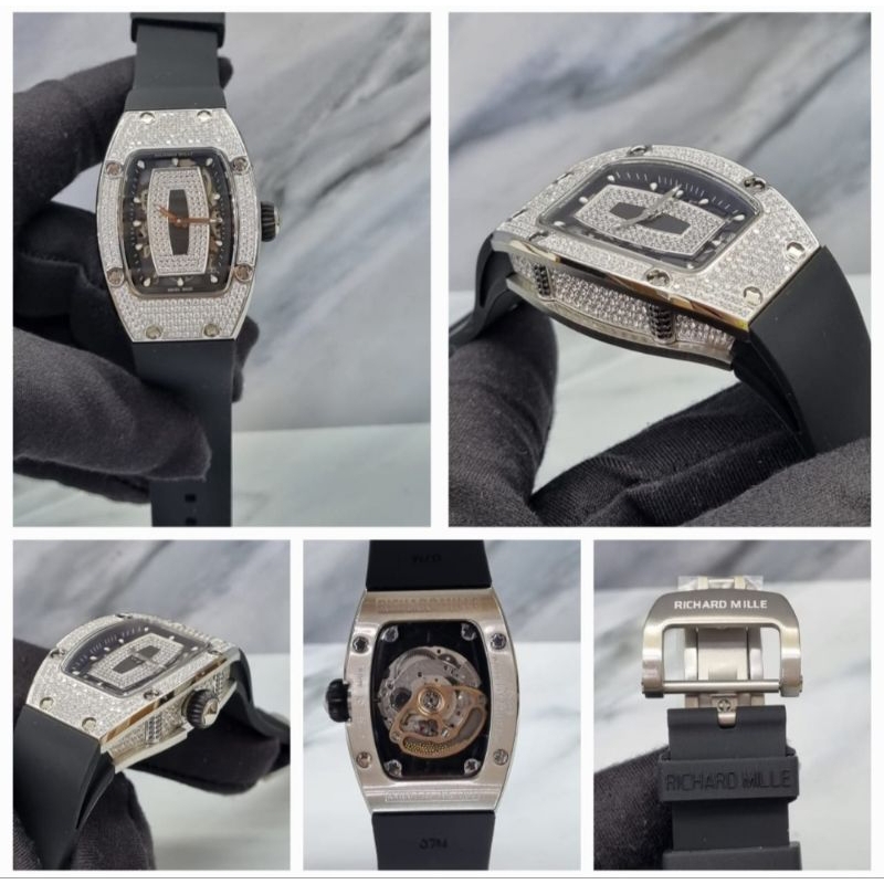 Jam Tangan RICHARD Diamond Mille Dial Silver Swiss Automatic 32mm