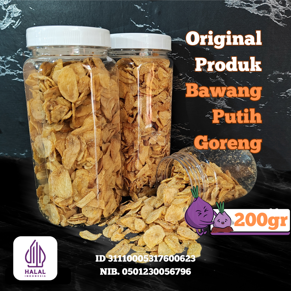 

Bawang Putih Goreng 200gr - Eca Bawang