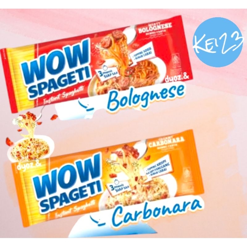 

Wow Spageti paket 10bks