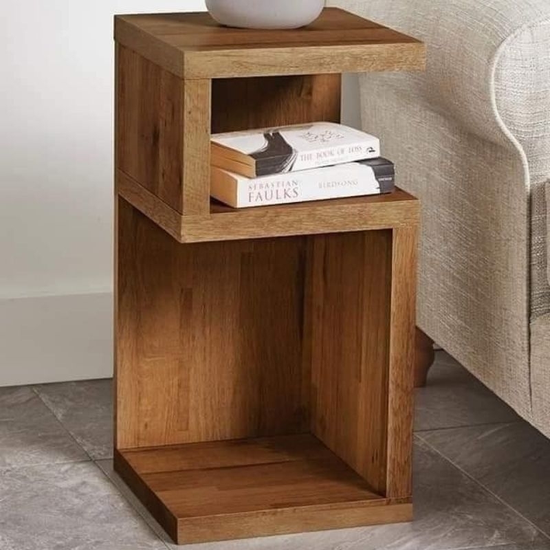 Meja Hias Minimalis Modern untuk Ruang Tamu(Kayu Jati Asli)