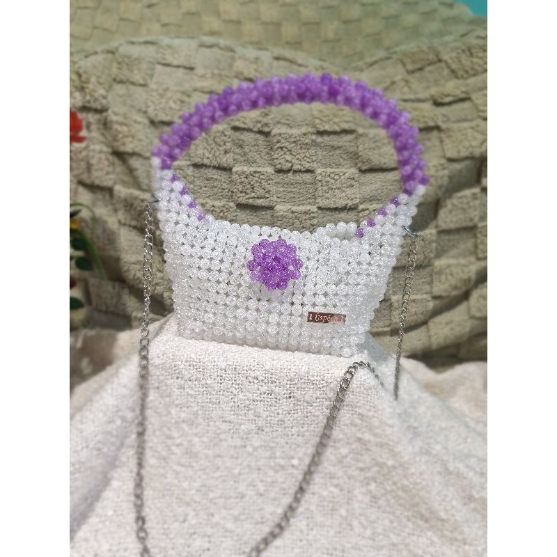 Tas Manik Tas Mote Tas Akrilik bulat Handmade Tas Imut