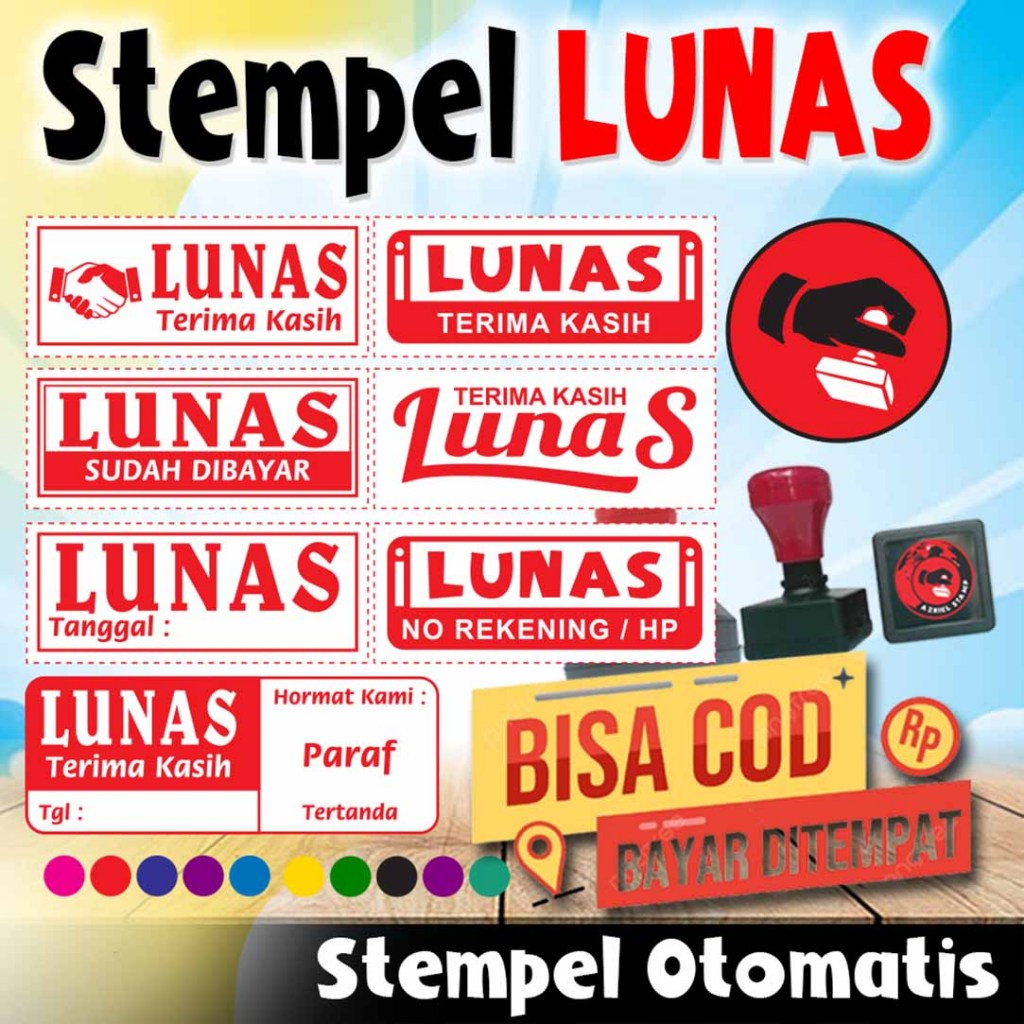 STEMPEL CUSTOM # STEMPEL LUNAS # STEMPEL OTOMATIS # STEMPEL MURAH