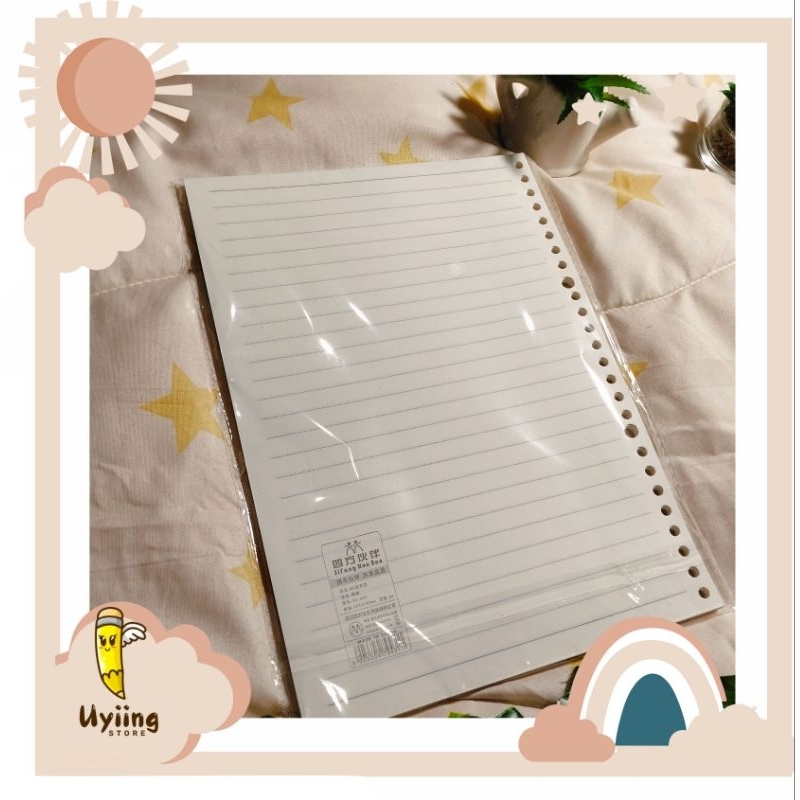 

60 lembar kertas isi ulang binder B5