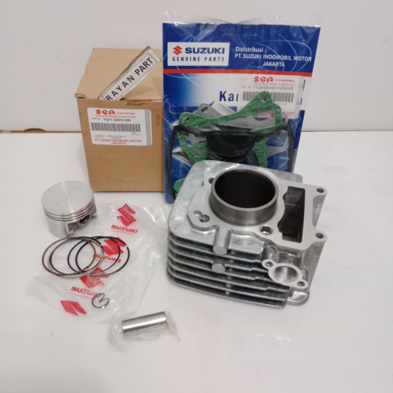 BLOK SEHER KOMPLIT SUZUKI SKYWAVE SKYWAVE SKYWAVE BLOK+PISTON+RING PEN+TOPSENT ORIGINAL