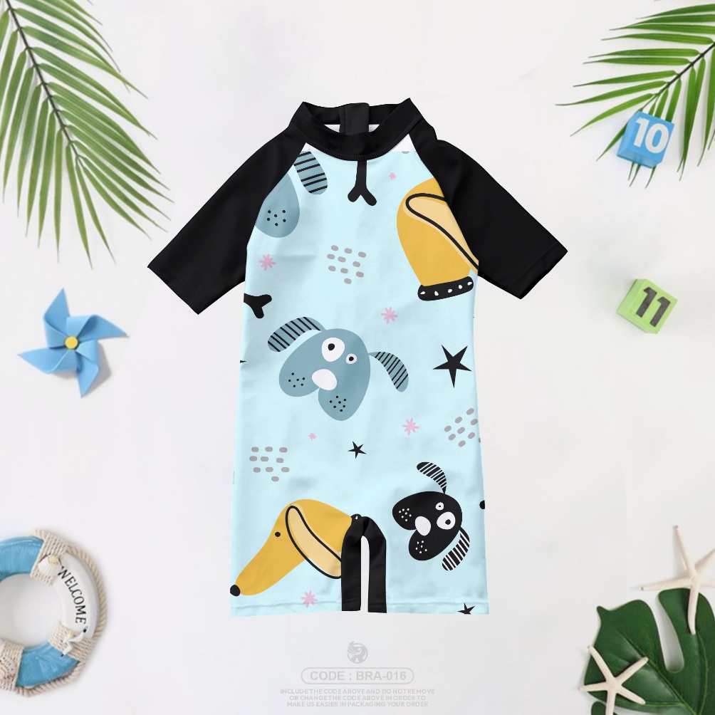 KODE I75F Baju Renang Anak Swimsuit Karakter Terbaru