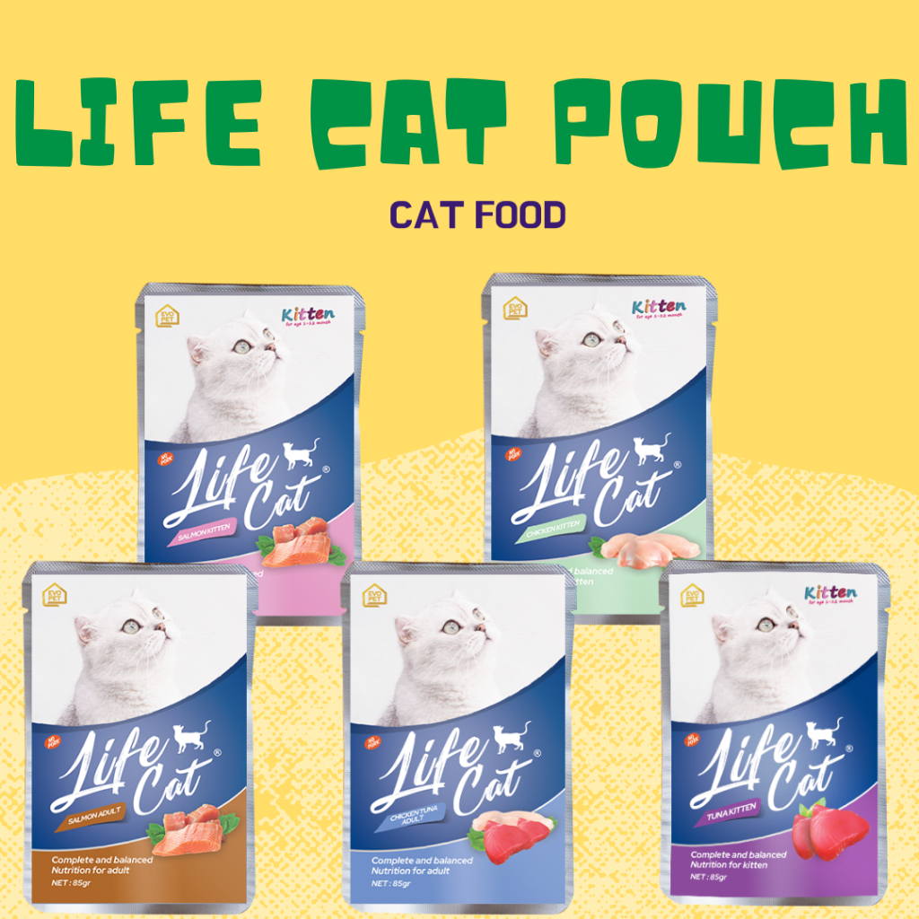 Life Cat Pouch Kitten & Adult Makanan Kucing