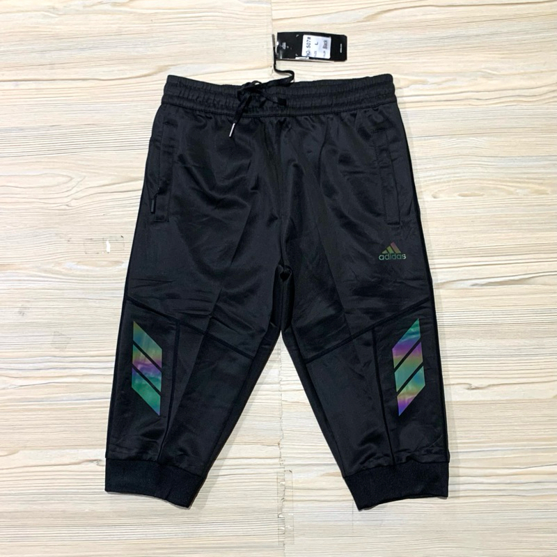 CELANA JOGGER IMPORT 7/8 ADIDAS HITAM OLAHRAGA RUNNING PREMIUM