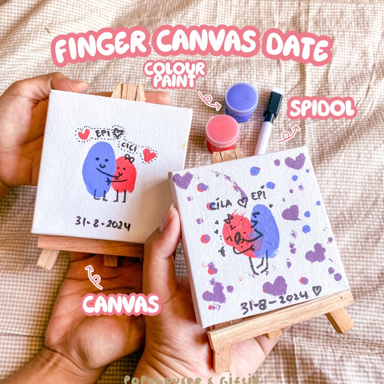 

Murah Pilihan FINGER CANVAS DATE SET PACAR TEMAN ANAK HAMPERS HADIAH COUPLE IDEAS KADO KEGIATAN PASANGAN PACAR DIY LUKIS SOUVENIR PAJANGAN