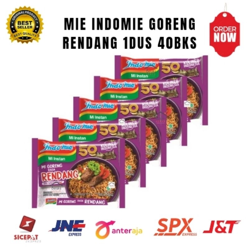

indomie goreng rendang 1Dus isi 40bks