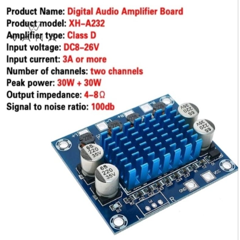 PAM 3110 30 Watt x 30 Watt 2.0 channel stereo