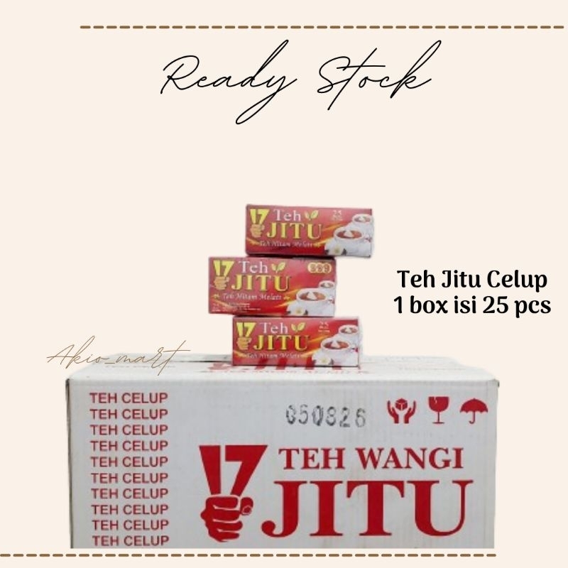 

Teh Celup 999 Jitu Teh Hitam Melati 1 box isi 25 pcs