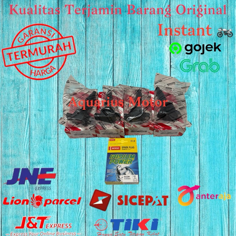 Paket Coil Koil Ignation + Busi Iridium Denso Yaris N New Vios Gen 2 Oem