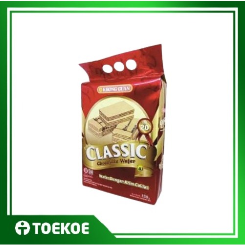 

TOEKOE Khong Guan Classic Wafer Chocolate 350gr (Isi 20)