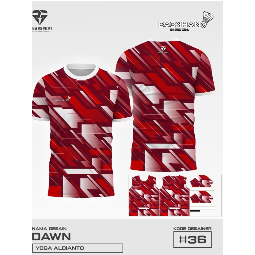 REGARSPORT - 200 Kaos atasan badminton lengan pendek