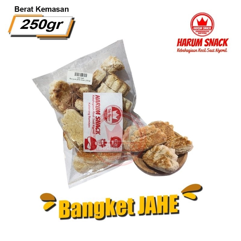 

BANGKET JAHE 250 GRAM [Harum Snack Official] SNACK KILOAN MAKANAN RINGAN CAMILAN JADUL